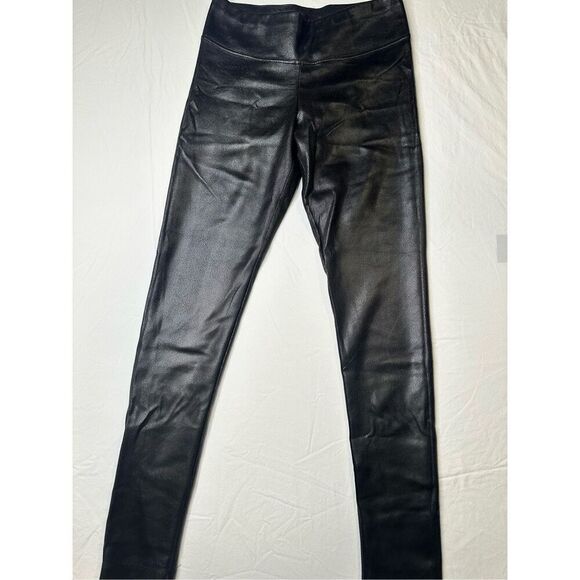 Hale Bob faux suede soft black leggings, size M - Picture 1 of 8